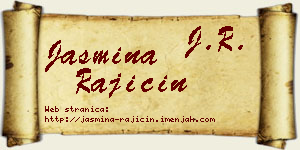 Jasmina Rajičin vizit kartica